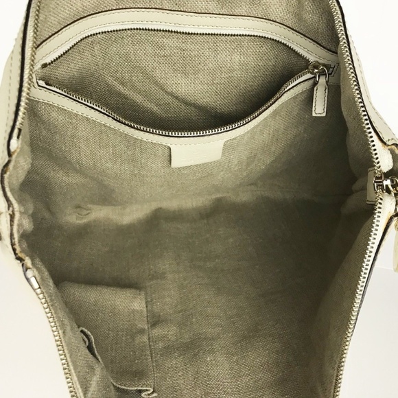 🚫SOLD🚫 Authentic Gucci Leather Hobo w/ Web Strap - Picture 7 of 7